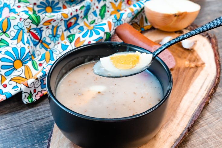 Polish Sour Rye Soup: Zurek