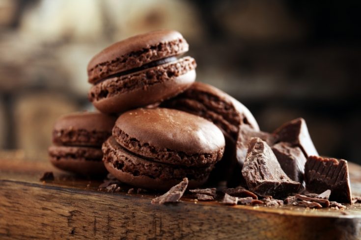 French Macarons - Chocolate