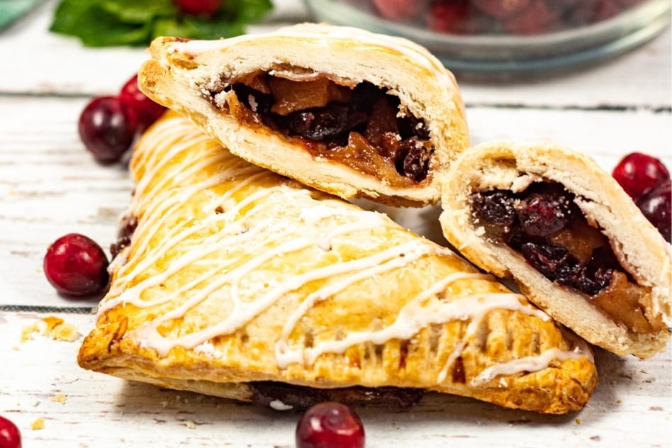 Scrumptious Cranberry & Apple Turnovers