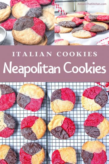 Neapolitan Cookies - Anna in the Kitchen