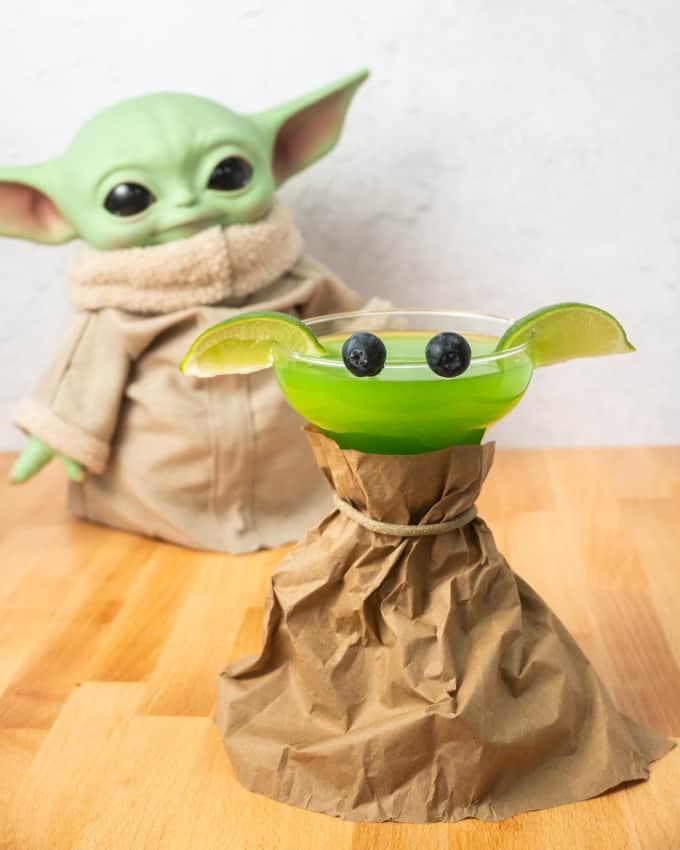 Cute and Tasty Baby Yoda Cocktail - Anna in the Kitchen