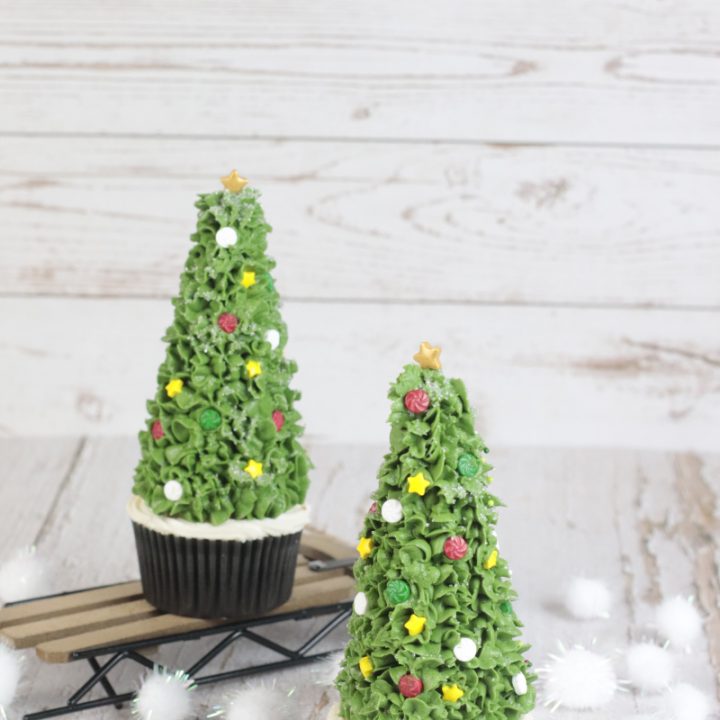 Christmas Tree Cupcakes