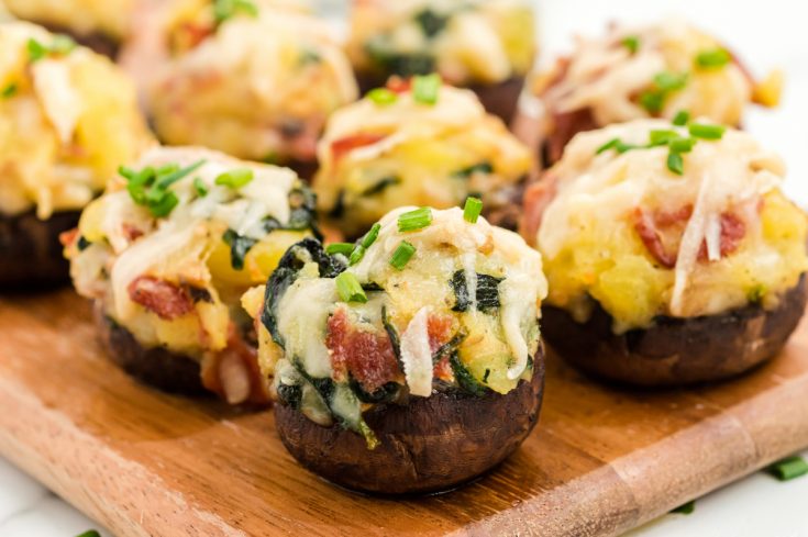 Stuffed Baby Bella Mushrooms Recipe