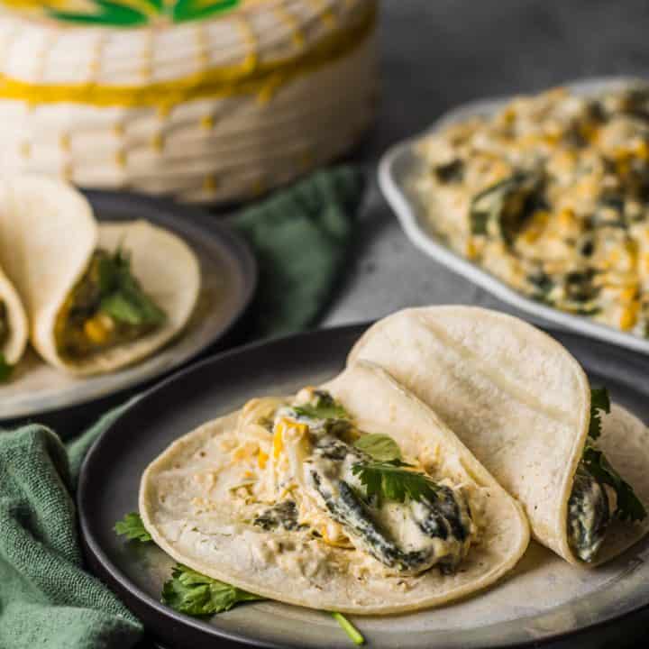 Mexican Rajas con Queso