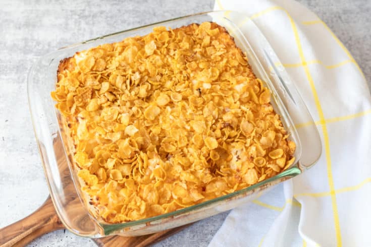 Cheesy Funeral Potatoes Casserole Recipe - Anna in the Kitchen