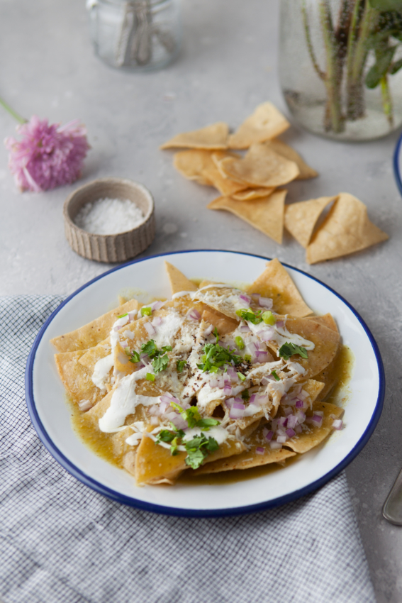 Mexican Chilaquiles Verdes