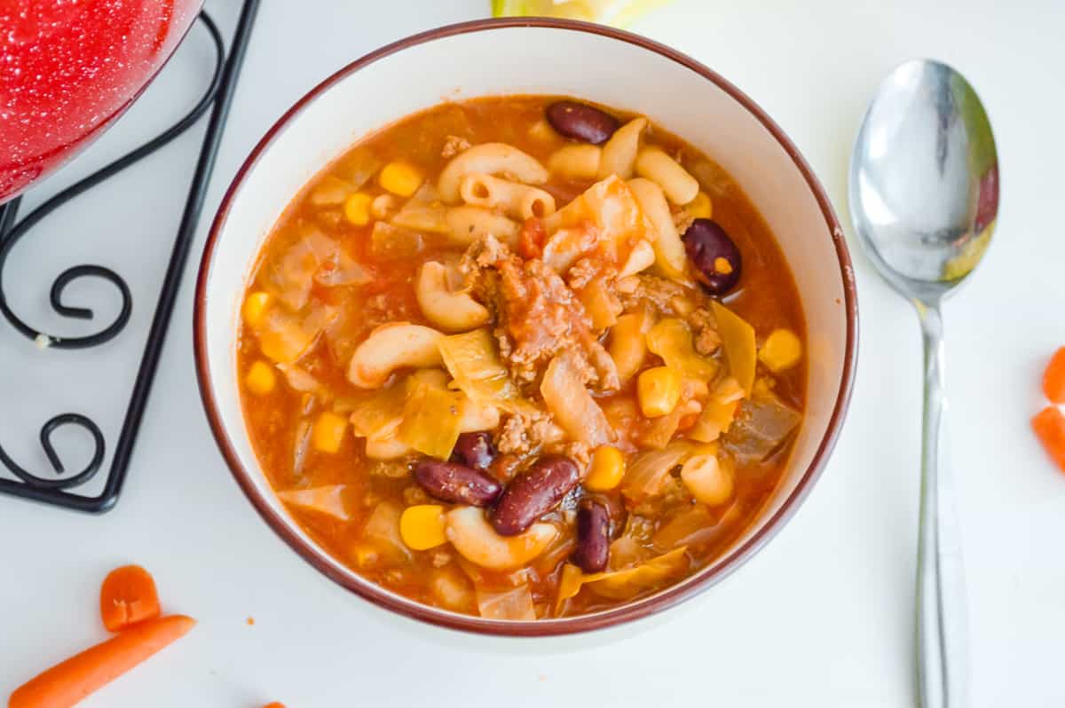 Classic Hearty Minestrone Soup - Anna in the Kitchen