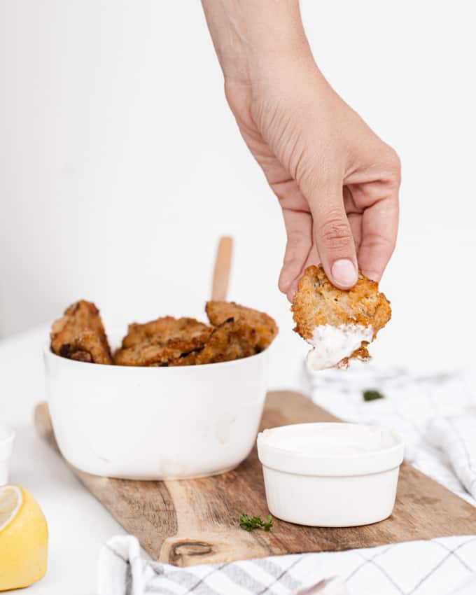 Baked Cauliflower Nuggets - Ahead of Thyme