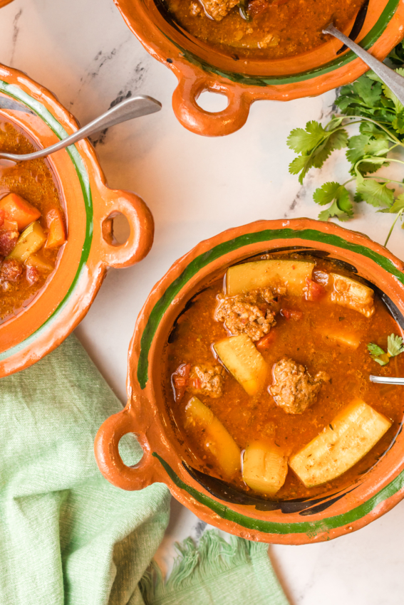 Albondigas - Mexican Meatball Soup - Anna in the Kitchen