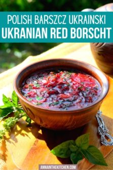 Classic Red Borscht Recipe: Barszcz Ukrainski