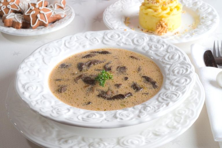 Polish Wild Mushroom Soup: Zupa Grzybowa