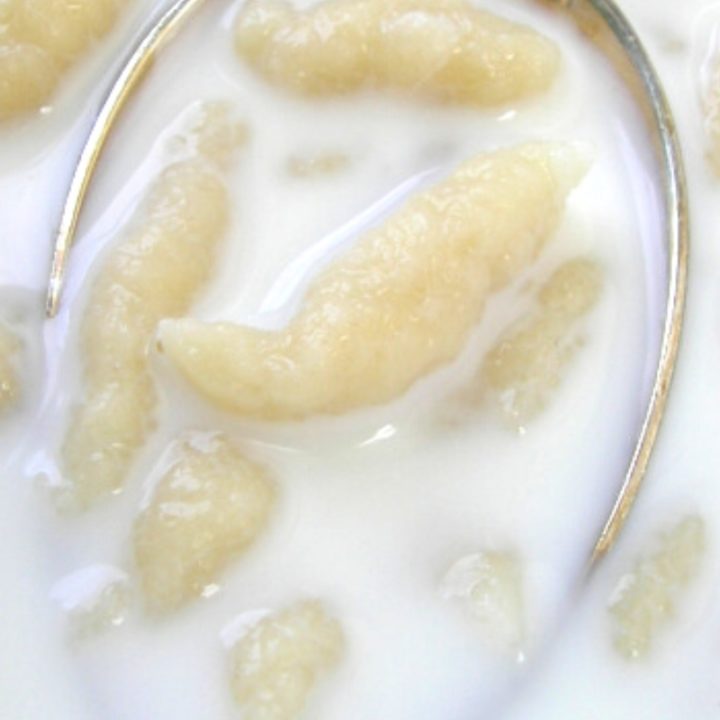 Milk Soup with Drop Noodles