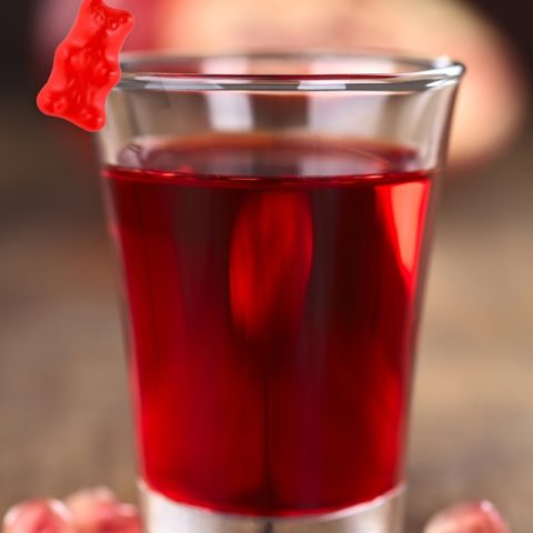 Red Gummy Bear Shot