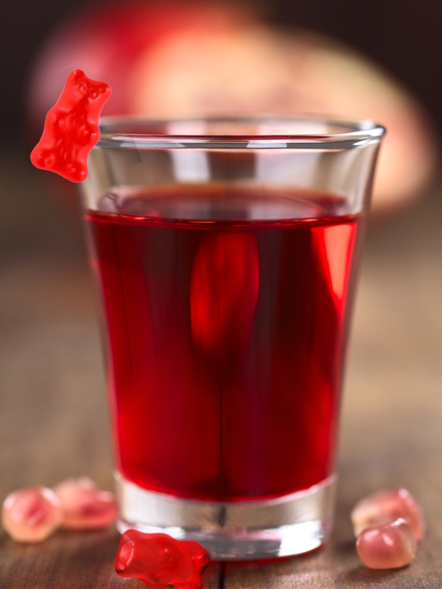 Red Gummy Bear Shot