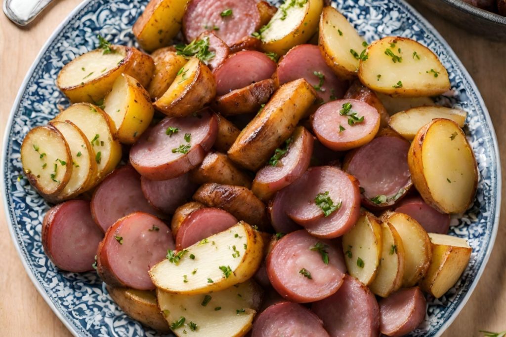 kielbasa and potatoes